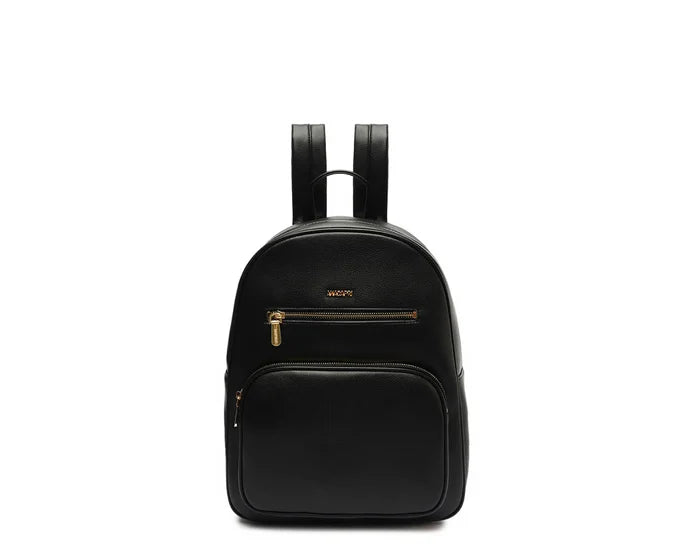 Mochila Média Multi Bolsos Preta