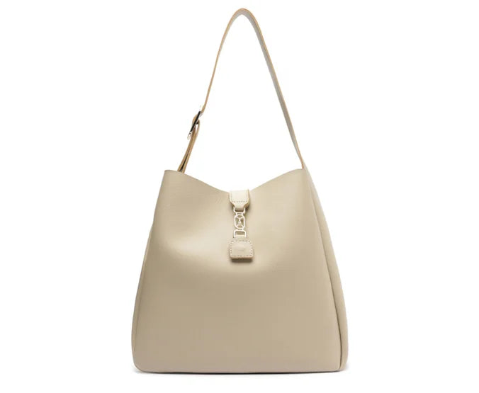 Bolsa Shopping Grande Hobo Pin A Branca