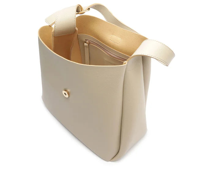 Bolsa Shopping Grande Hobo Pin A Branca