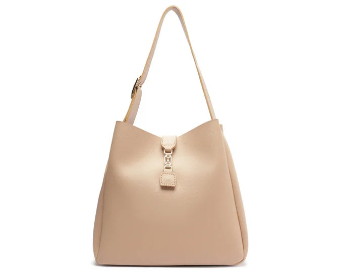 Bolsa Shopping Grande Hobo Pin A Branca